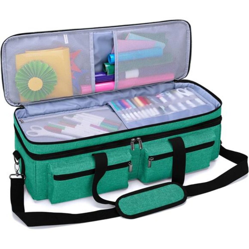 Double-Layer Bag Compatible with Cricut Explore Air (Air2) & Maker, Carrying Bag